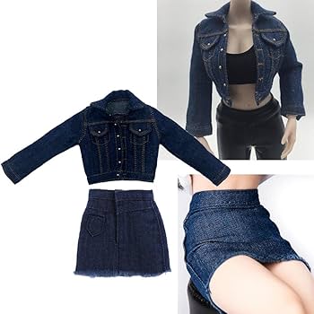 Dreamer 1/6サイズフィギュア用衣装 女性用 デニムカスタムセット Dreamer 1/6サイズフィギュア用衣装 女性用 デニムカスタムセット